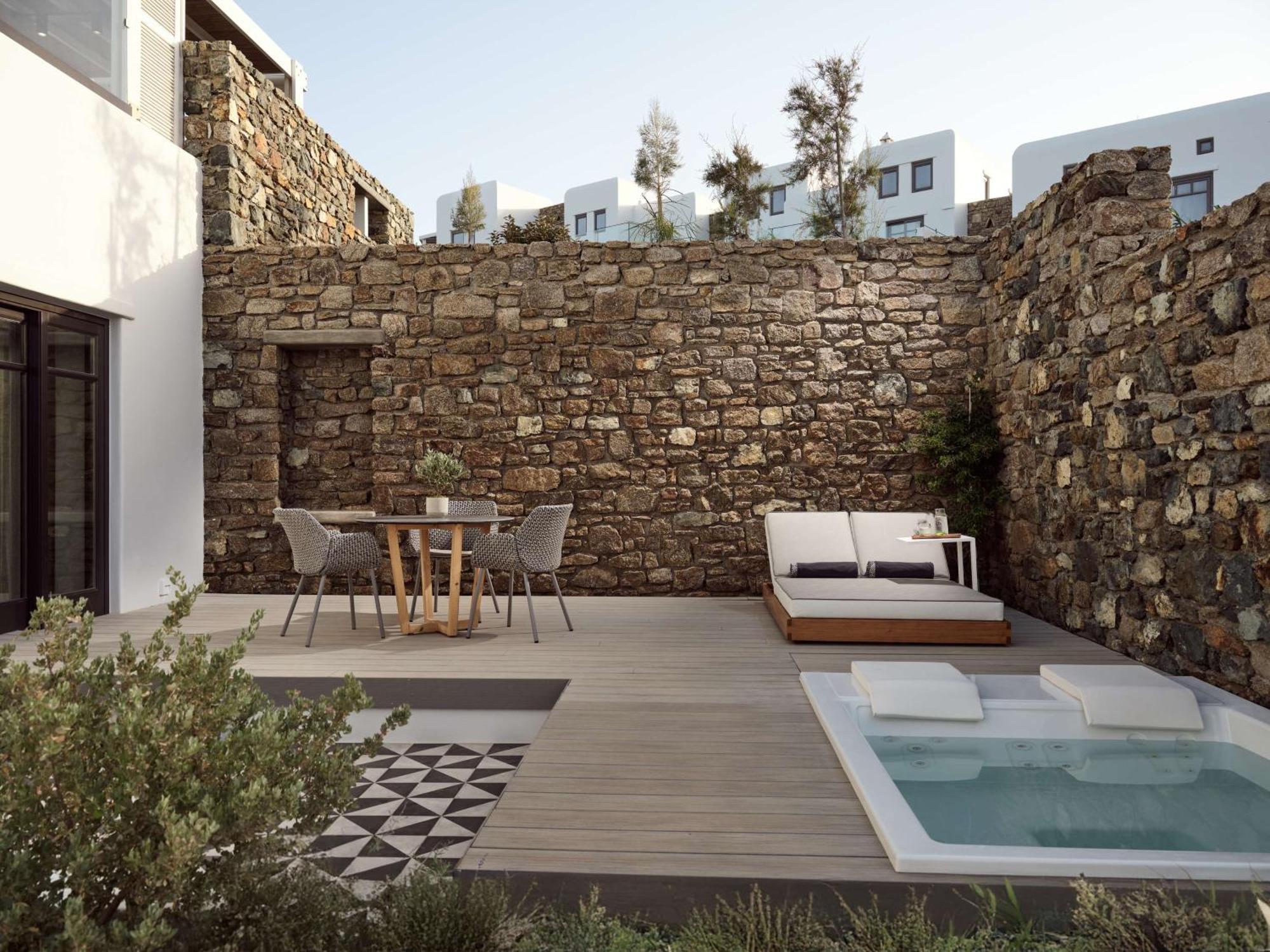 Semeli Coast Mykonos Curio Collection By Hilton Hotel Merchia Beach Екстериор снимка