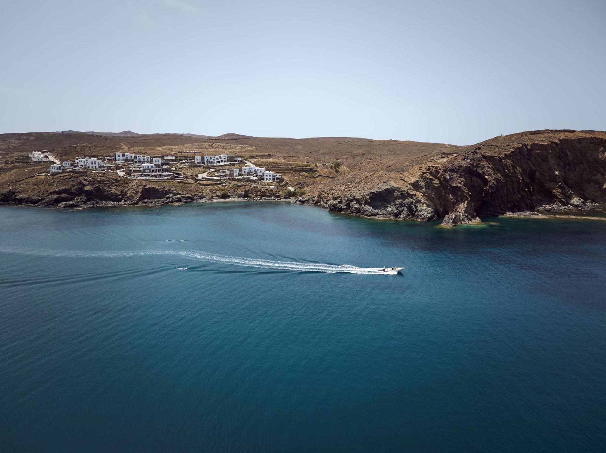 Semeli Coast Mykonos Curio Collection By Hilton Hotel Merchia Beach Екстериор снимка