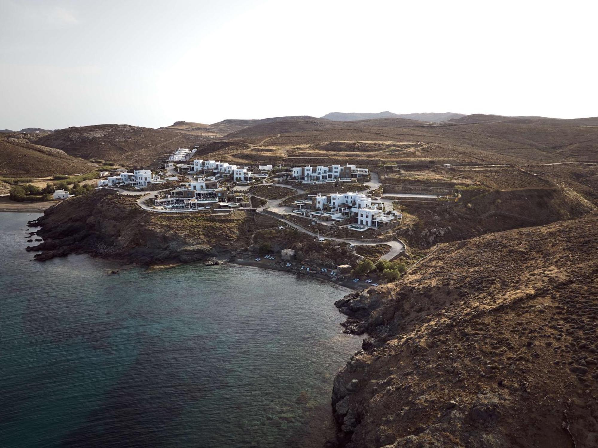 Semeli Coast Mykonos Curio Collection By Hilton Hotel Merchia Beach Екстериор снимка