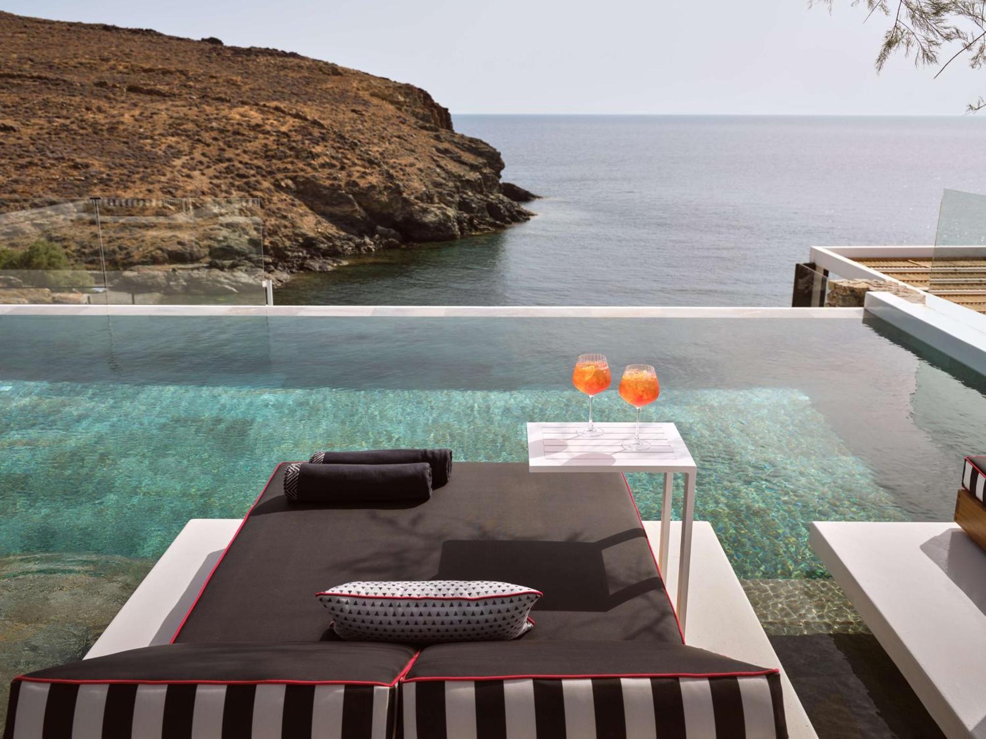 Semeli Coast Mykonos Curio Collection By Hilton Hotel Merchia Beach Екстериор снимка