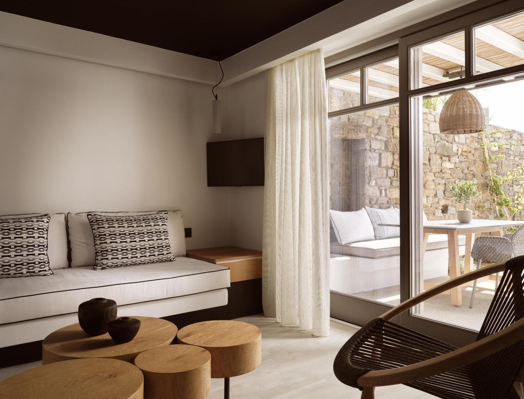 Semeli Coast Mykonos Curio Collection By Hilton Hotel Merchia Beach Екстериор снимка