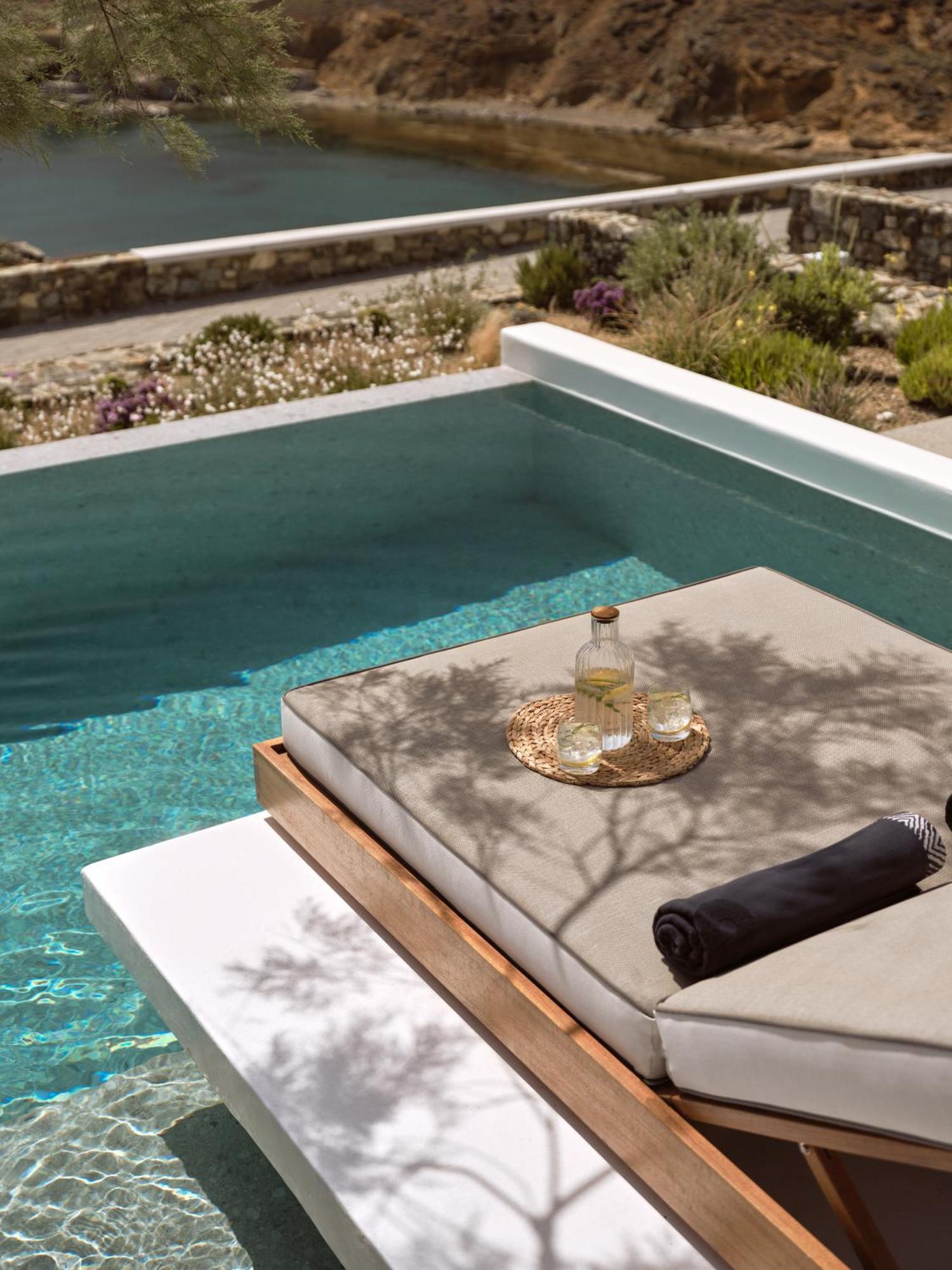 Semeli Coast Mykonos Curio Collection By Hilton Hotel Merchia Beach Екстериор снимка