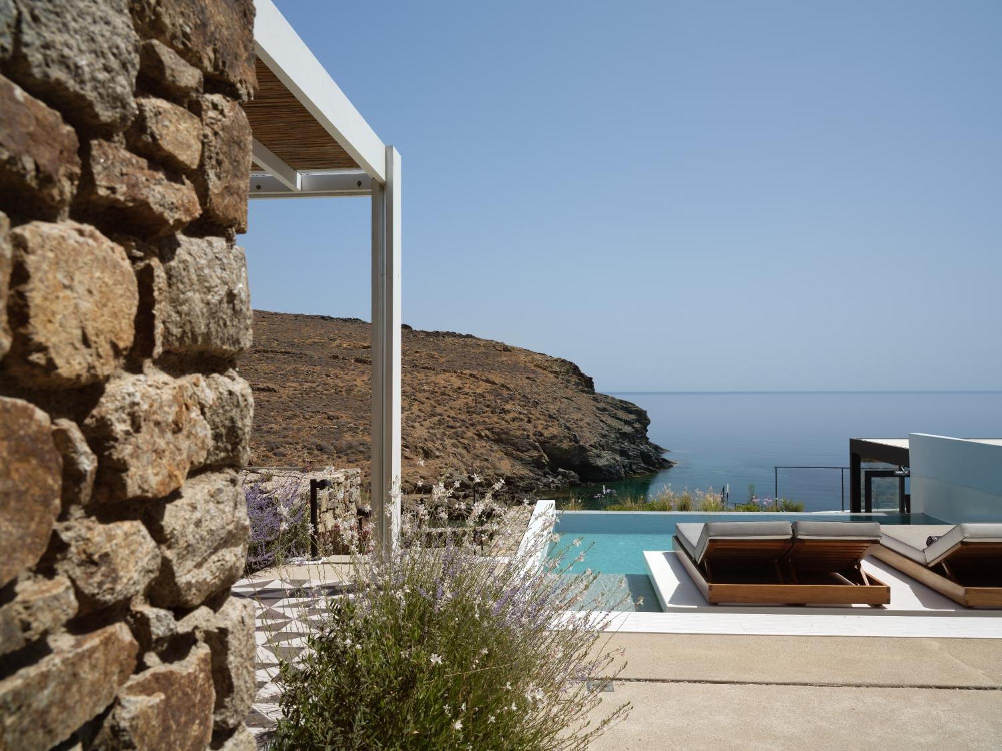 Semeli Coast Mykonos Curio Collection By Hilton Hotel Merchia Beach Екстериор снимка
