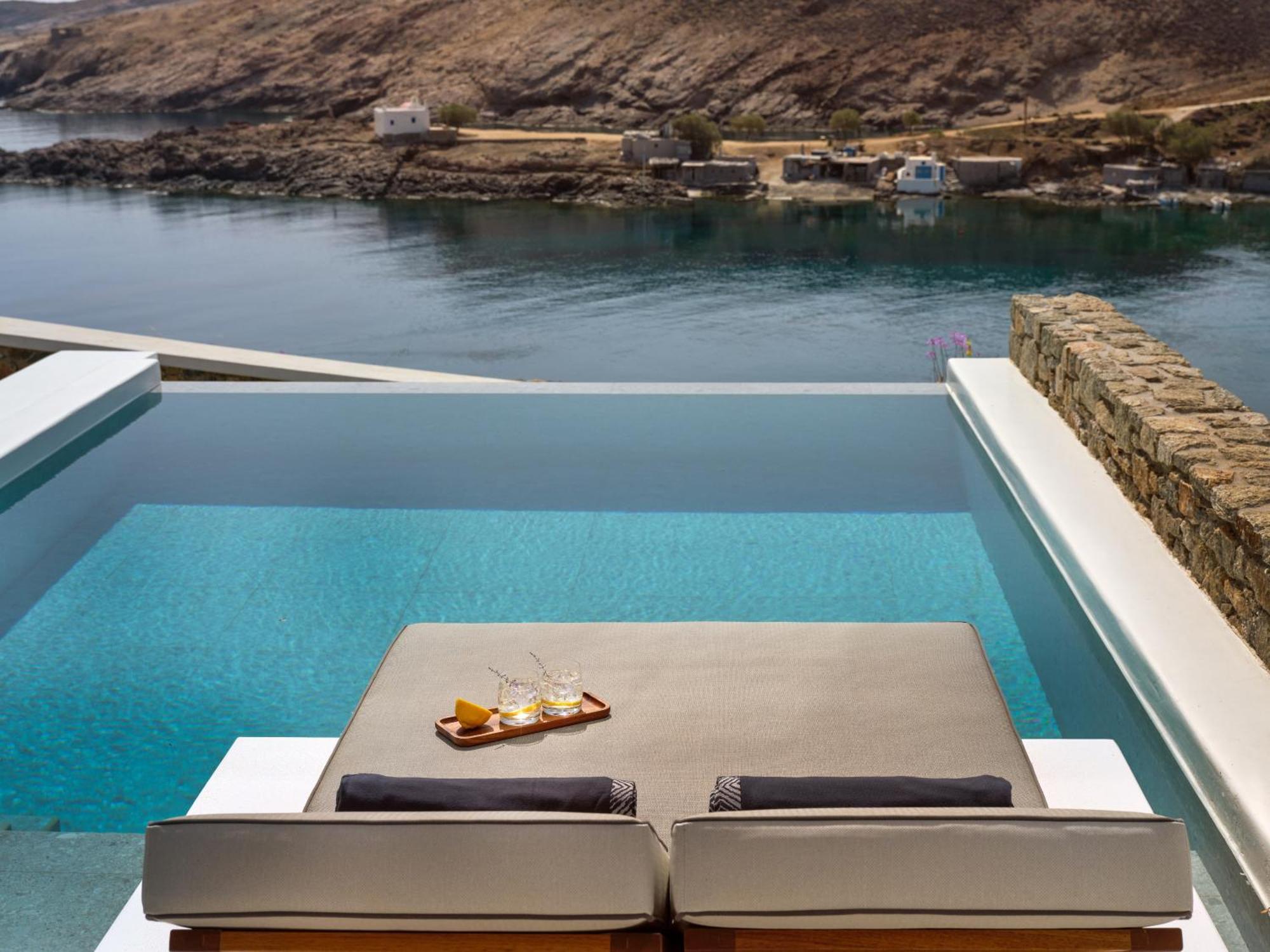 Semeli Coast Mykonos Curio Collection By Hilton Hotel Merchia Beach Екстериор снимка