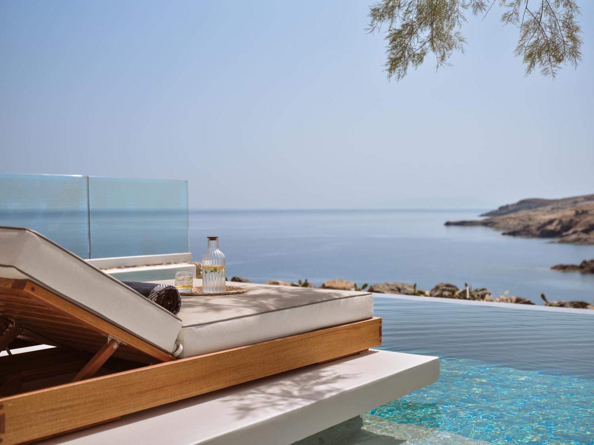 Semeli Coast Mykonos Curio Collection By Hilton Hotel Merchia Beach Екстериор снимка