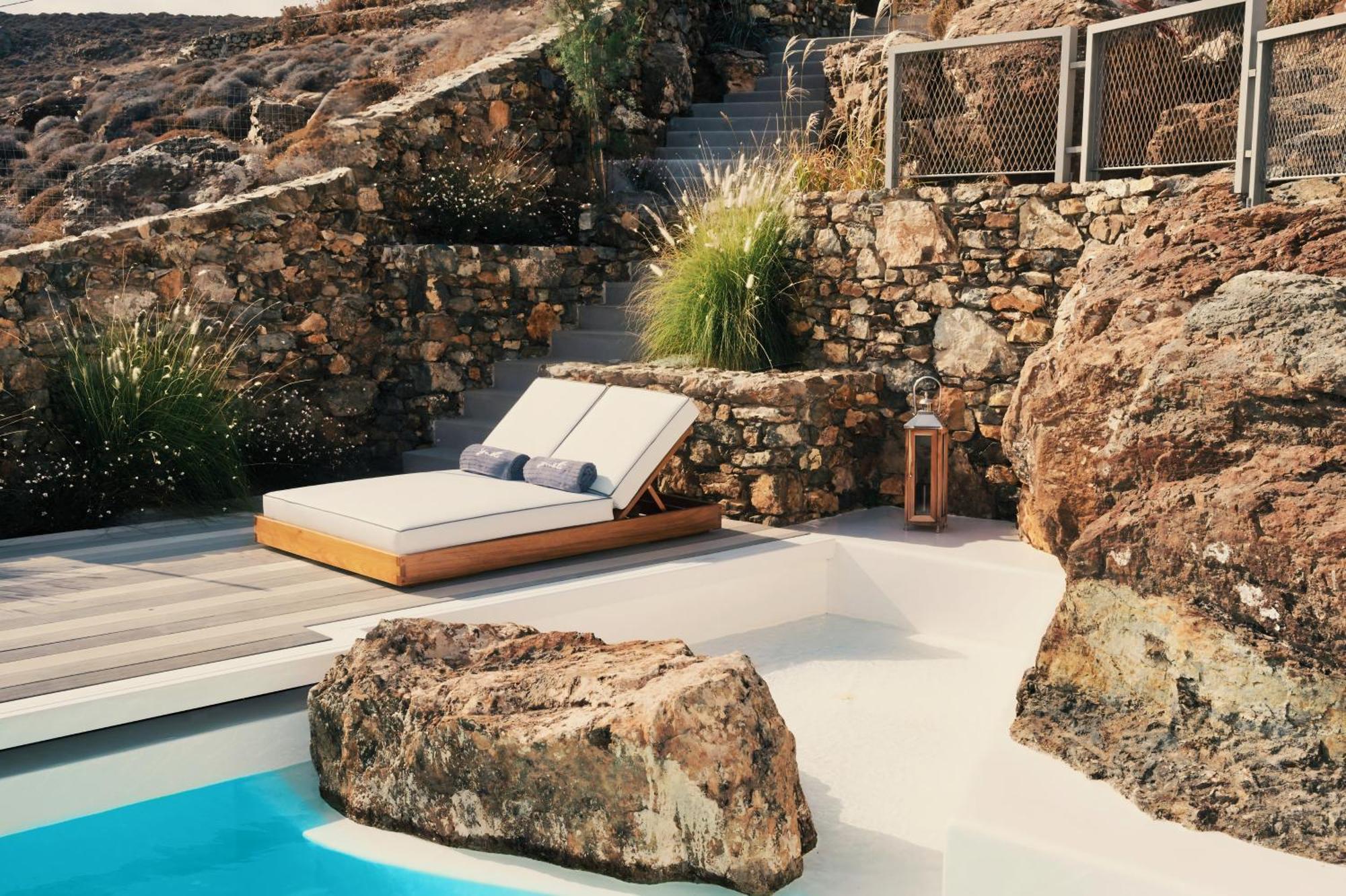Semeli Coast Mykonos Curio Collection By Hilton Hotel Merchia Beach Екстериор снимка